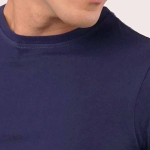 T-shirt à manches courtes slim fit pour homme, personnalisable avec impression, coupe classique, tricot côtelé, séchage rapide - Product Image 1
