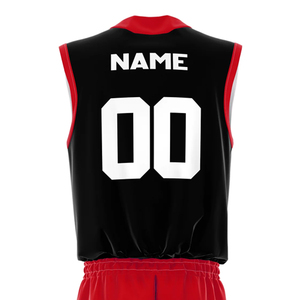 High Quality Basketball Uniforms Plus Size Adult Youth High Quality Basketball Uniform with Cotton Polyester Material - Product Image 2