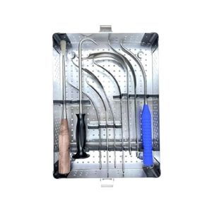 Juego de Retractores Quirúrgicos para Articulación de Cadera, 9 Piezas, Instrumentos Ortopédicos de Acero Inoxidable de Primera Calidad, Sistema de Cirugía de Cadera con Certificación CE ISO - Product Image 4