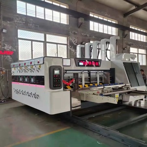 SYKM Machine d'impression, rainurage et découpe avancée 3 couleurs pour boîtes à <span class=keywords><strong>pizza</strong></span> et à fruits - Product Image 4