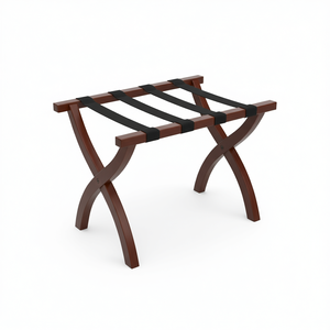 Light <b>Weight</b> Hotel Guest Room Folding Luggage <b>Rack</b> Wooden/Metal Frame for Salon Accessories and Supplies - Product Image 3