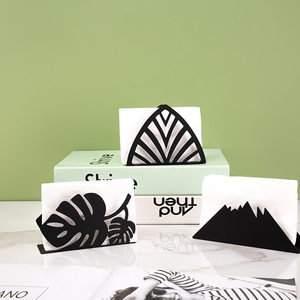 1pc Metal Napkin Holder Matched for <b>Square</b> or Rectangular Napkins for Dining <b>Table</b> <b>Kitchen</b> or Wedding - Product Image 5