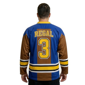 Camiseta Deportiva de Malla para Hombre, Camiseta de Hockey sobre Hielo, Camiseta de Entrenamiento para Campo de Hielo, Camiseta de Hockey de Manga Larga - Product Image 2