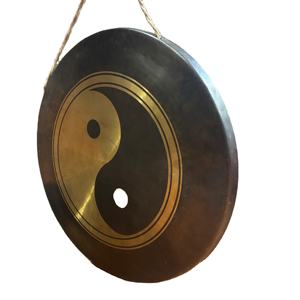 Gong tibétain traditionnel artisanat en métal Yoga méditation cloche chantante avec décoration de guérison sur le thème du bouddhisme - Product Image 4