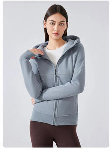 เสื้อฮู้ดแบบสวมศีรษะโอเวอร์ไซส์ของผู้หญิงเสื้อสเวตเตอร์แบบมีซิปด้านหน้าผ้า100% สำหรับฤดูหนาวสินค้าใหม่2025 - Product Image 3