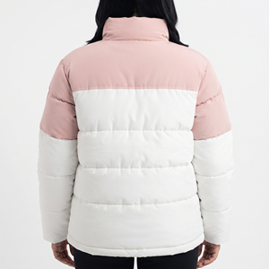 Women's Winter Puffer Jacket Stand Collar Lightweight Warm Windproof <b>Zipper</b> <b>Coat</b> Wholesale - Product Image 4