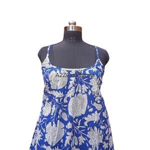 เดรสไหมพรมผ้าฝ้ายโบฮีเมียน 100% ทรงมิดิ คอวี ลายดอกไม้ แขนกุด ทรงเข้ารูป เหมาะสำหรับงานปาร์ตี้ฤดูร้อน - Product Image 2