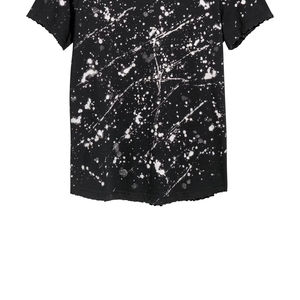 Camiseta Moderna con Estampado de Salpicaduras de Pintura, Estilo Urbano Premium, Vintage, Gráfico, Transpirable, para Hombre, 100% Algodón, Secado Rápido - Product Image 4