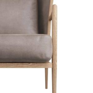 Sillón Moderno de Madera Tapizado con Cojín para Hotel, Sala de Estar o Recepción - Product Image 5