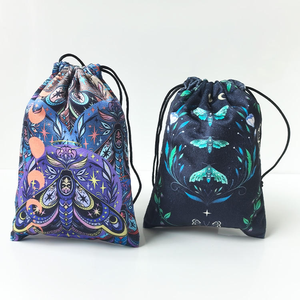 Nueva Bolsa de Almacenamiento de Tarot de Terciopelo con Estampado de Mariposas a Doble Cara, Bolsa de Regalo de Animales, Bolsas No Tejidas Asépticas - Product Image 4