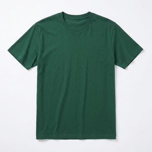 เสื้อยืดคอกลมแขนสั้นสีพื้นสำหรับผู้ชาย ทรงโอเวอร์ไซส์ สวมใส่สบาย ผลิตจากผ้าเจอร์ซีย์ 100% คอตตอน ย้อมสีแบบ Garment Dyed เป็นมิตรต่อสิ่งแวดล้อม ป้องกันรังสียูวี แห้งเร็ว - Product Image 6