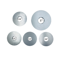 Pelindung Kepala Sprinkler Pemadam Kebakaran QF 1/2" Aksesoris Pemadam Kebakaran Esensial Pelat Baffle Baja Galvanis Model 0687-12A TW