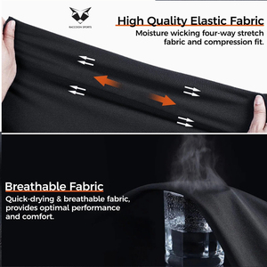 Mangas de Béisbol Ligeras, Antideslizantes, que Absorben la Humedad, de Tela de Secado Rápido y Alta Elasticidad, Color Negro Sólido, Nueva Llegada - Product Image 3