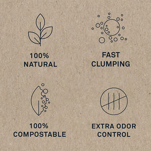 Proveedor Mayorista de Arena Aglomerante para Gatos de Bentonita 100% Natural de Primera Calidad, Material de Fibras Vegetales Compostable, 6L - Product Image 4