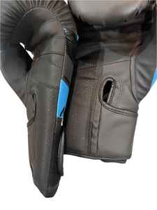 ถุงมือชกมวยหนัง PU ระบายอากาศได้ดี น้ำหนักเบา สำหรับมืออาชีพ พร้อมสายรัดข้อมือปรับได้ สำหรับการฝึกซ้อมและการแข่งขัน - Product Image 4