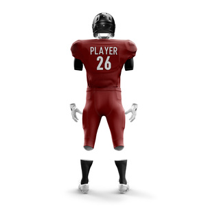 Ensemble de maillot et short de football américain personnalisé pour hommes, uniforme cousu, taille plus, respirant, antibactérien, séchage rapide - Product Image 3