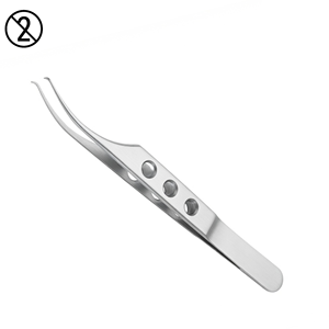 Pinzas Dentadas Colibri, Caja de 10 Unidades, Instrumento Oftalmológico Microquirúrgico de Acero Inoxidable, Instrumento Desechable de Un Solo Uso, CE ISO - Product Image 1