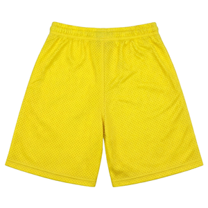 Sporty Men's Woven Beach Shorts Quick Dry Eco-Friendly Waterproof Custom Logo <b>Elastic</b> Waist Zipper Pockets Plain 100% Polyester - Product Image 5