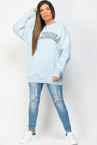 Sudadera Oversize para Mujer, Cuello Redondo, Hombros Caídos, con Logotipo Personalizado, Estilo Urbano, Servicio OEM, Última Llegada - Product Image 2