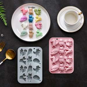 Molde de Silicona para Pastel de Chocolate con Forma de Ardilla, Búho, Zorro, Conejo, Oso y Erizo - Product Image 3