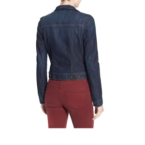 เสื้อแจ็คเก็ตยีนส์ผู้หญิง สไตล์สตรีทแวร์ลำลอง ติดกระดุม ทรงปกติ ผ้าฝ้าย 100% - Product Image 6