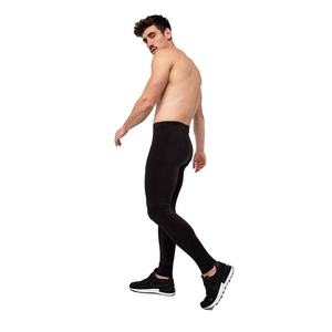 <b>Men</b> Full Length <b>Compression</b> Tights Seamless Four Way Stretch Black Gym Fitness <b>Leggings</b> - Product Image 4