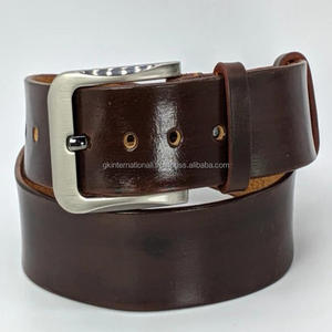 Wholesale Fashion Casual Adjustable Alloy Buckle Genuine Leather Belt for <b>Men</b> High Quality Brown Leather Belts and Accessories - Product Image 4