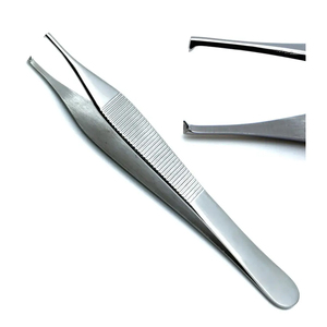 Premium Quality Adson Brown Dressing Forceps Stainless Steel Micro Adson Tissue Forceps Surgical Instrument - Product Image 2