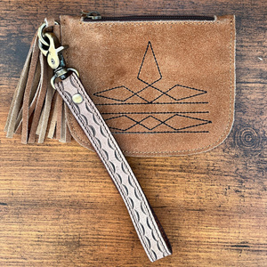 กระเป๋าใส่เหรียญหนังนิ่มสำหรับบูตสุดหรูของผู้หญิงพร้อมกระเป๋าถือหนังแท้แบบตะวันตกที่ใส่บัตรพวงกุญแจกระเป๋าสตางค์ - Product Image 2