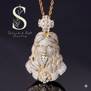 จี้พระเยซูแบบฮิปฮอป 3 มิติ ดีไซน์สำหรับแร็ปเปอร์ ประดับเพชรโมอิสซาไนต์ VVS เงินแท้ 925 - Product Image 1