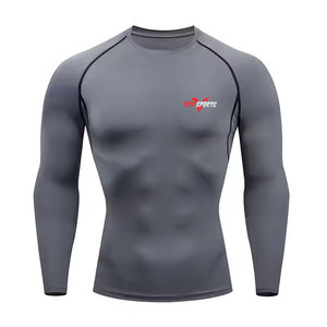 Elegante Camiseta de Compresión Deportiva, Transpirable y Cómoda para Actividades Diarias - Product Image 1