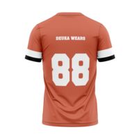 Kaos Tim Lacrosse Kustom OEM/ODM, Bernapas, Cepat Kering, 100% Poliester, Cetak Kustom, Seragam Klub/Sekolah