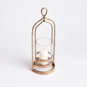 Clear Glass Cylinder and Pillar Candle for Home Decoration <b>Black</b> Stand Holder Wedding Table Candle Stand Designer Holder - Product Image 3