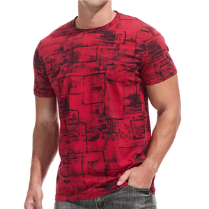 T-shirt blanc pour homme, coupe classique, en tissu polaire respirant, séchage rapide, 100% coton, écologique, imprimé par sublimation personnalisée en gros - Product Image 3