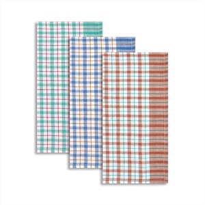 Serviette de cuisine en coton à motif à carreaux, 100% OEM, séchage rapide, qualité supérieure, fabriquée en Inde au prix d'usine. - Product Image 6
