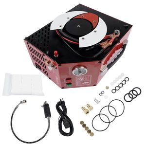 Compresor de Aire de 3 Etapas, 220V 110V 12V DC, 350W, 30mpa/4500psl, Rojo, Categoría de Producto - Product Image 5