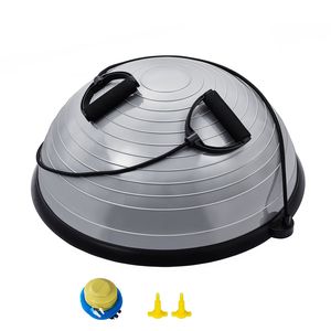 Palla da Yoga/Allenamento da 23 Pollici in ABS/PVC con Capacità di 660 libbre, Fascia di Resistenza e Mezza Palla per Esercizi, per Stabilità - Product Image 2