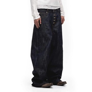 Pantalones vaqueros para hombre, de algodón de color sólido, a la moda de primavera, de pierna ancha, informales, de buena calidad y cómodos para hombre - Product Image 3