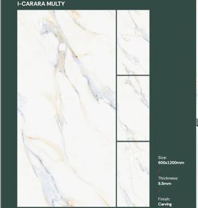 Carreaux de porcelaine pour mur de fond, chambre et salle à manger, 600x1200mm, carreaux de luxe ultra brillants, lumière douce, antidérapants, pour sols intérieurs - Product Image 4