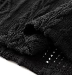 Men's <b>Black</b> Breathable Knitted O-Neck Striped <b>Tank</b> <b>Top</b> Casual Sporty Washed Weaving Method Plain Dyed - Product Image 2
