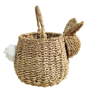 Lovely Seagrass Basket for <b>Kids</b> & Teens Convenient <b>Storage</b> - Product Image 1