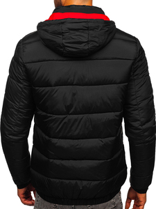 Veste matelassée à capuche pour homme de haute qualité, imperméable, respirante, offrant une isolation thermique, confort flexible, matériau résistant, pour tous les jours - Product Image 3