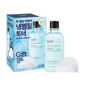 Belif Aqua Bomb 300m Frozen Toner Set with 70P Semi-Gel <b>Pad</b> Good Quality Toners - Product Image 1