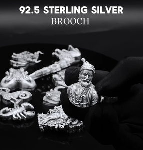 Broches sculpturales en argent 925 en forme d'animaux, unisexes, pour mariage, fête, usage quotidien, bijoux - Product Image 5