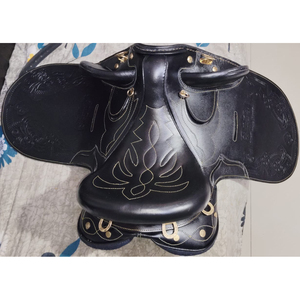 เบาะหนังแท้สำหรับอานชุดโกลนหนังแท้ขนาด15 16 17 18 - Product Image 4