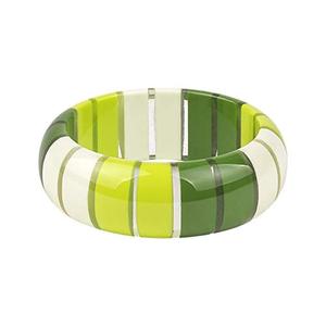 Bracelet empilable multicolore rose et blanc en silicone et résine, élégant et mignon, design tendance unisexe, bijoux pour femme - Product Image 5