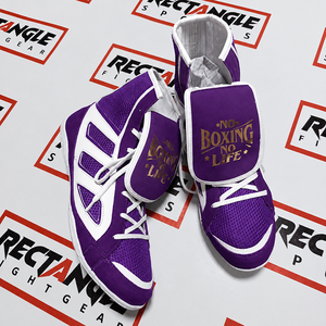 Nouvelles Chaussures de Boxe Personnalisées No Boxing No Life, Modèle Récent, à Lacets, Légères, Confortables, Antidérapantes, Respirantes en Maille - Product Image 1