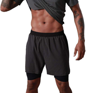 Shorts de sport respirants et à séchage rapide pour hommes avec ceinture élastique pour la course, l'entraînement et les activités sportives, service OEM - Product Image 1