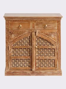 Mueble de Madera de Mango con Decoración Jali Hecha a Mano - Product Image 4