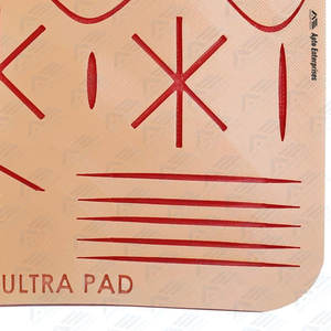 Demonstration Complete Suture Practice Kit Extra Large Ultra Pad Precut Wounds Handmade With Silicone <b>Rubber</b> for Teaching - Product Image 2